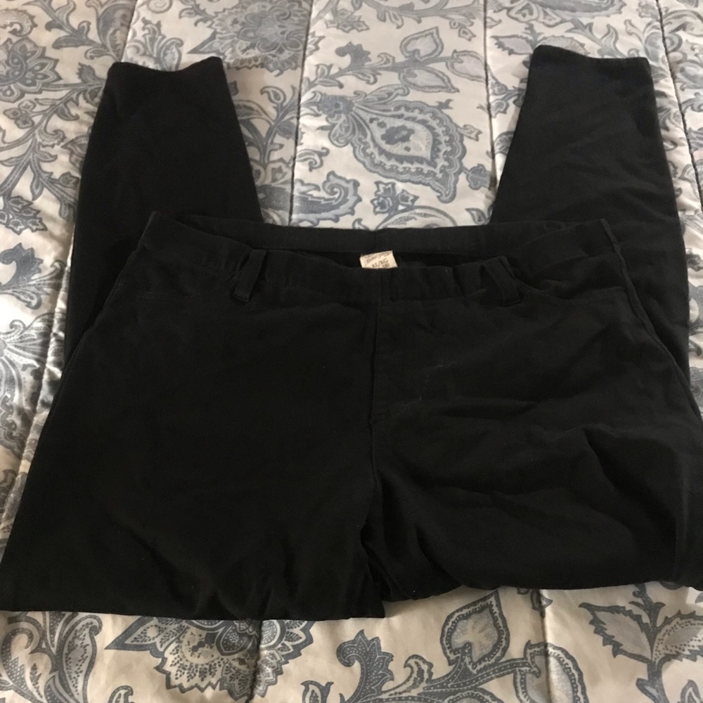 Black jeggings